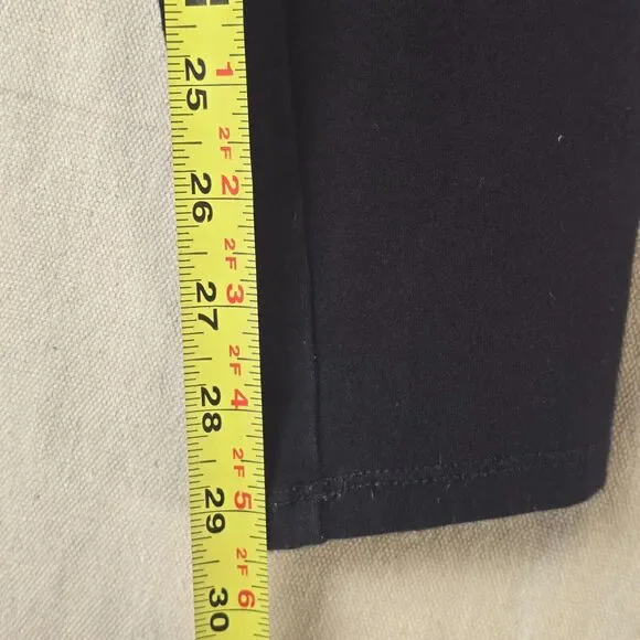 Guess Legging Slim Fit Low Rose Women's 26 Black with Pockets - Picture 6 of 16